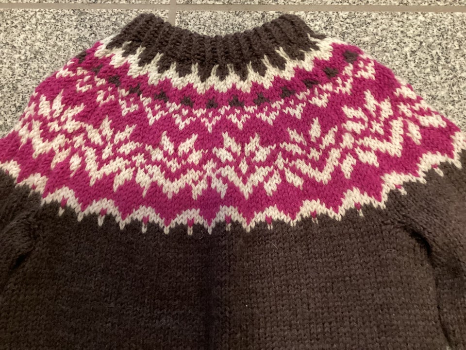 Sweater, 100% uld, Håndstrikket