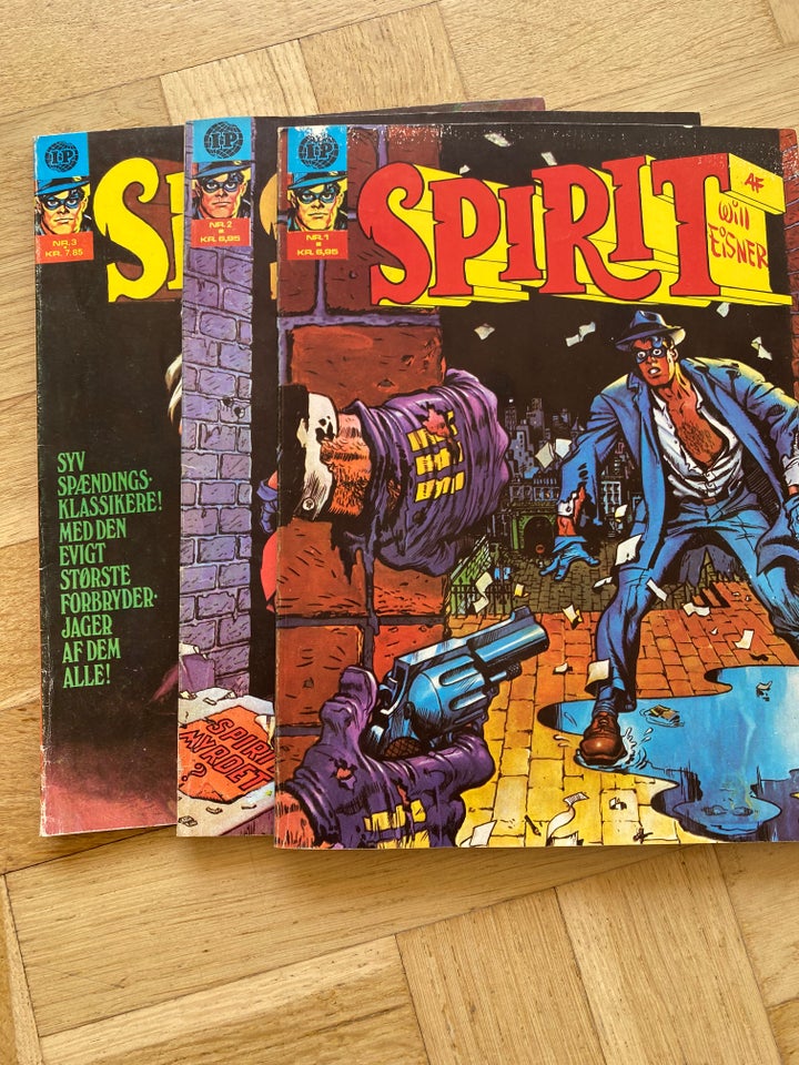 Spirit 1-3, Will Eisner, Blad