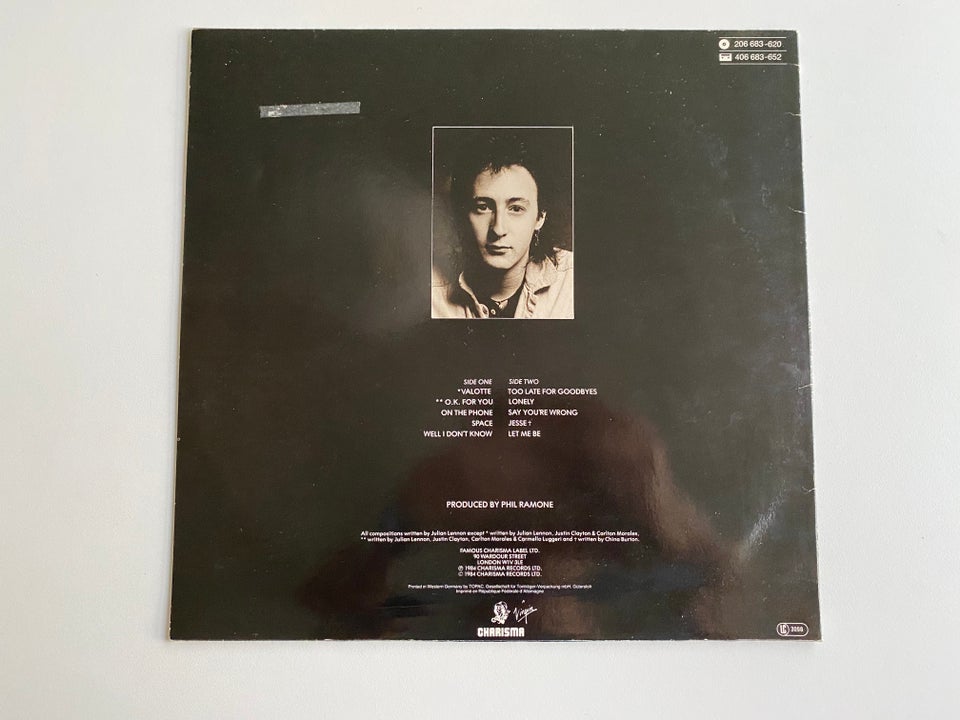 LP, Julian Lennon, Valotte