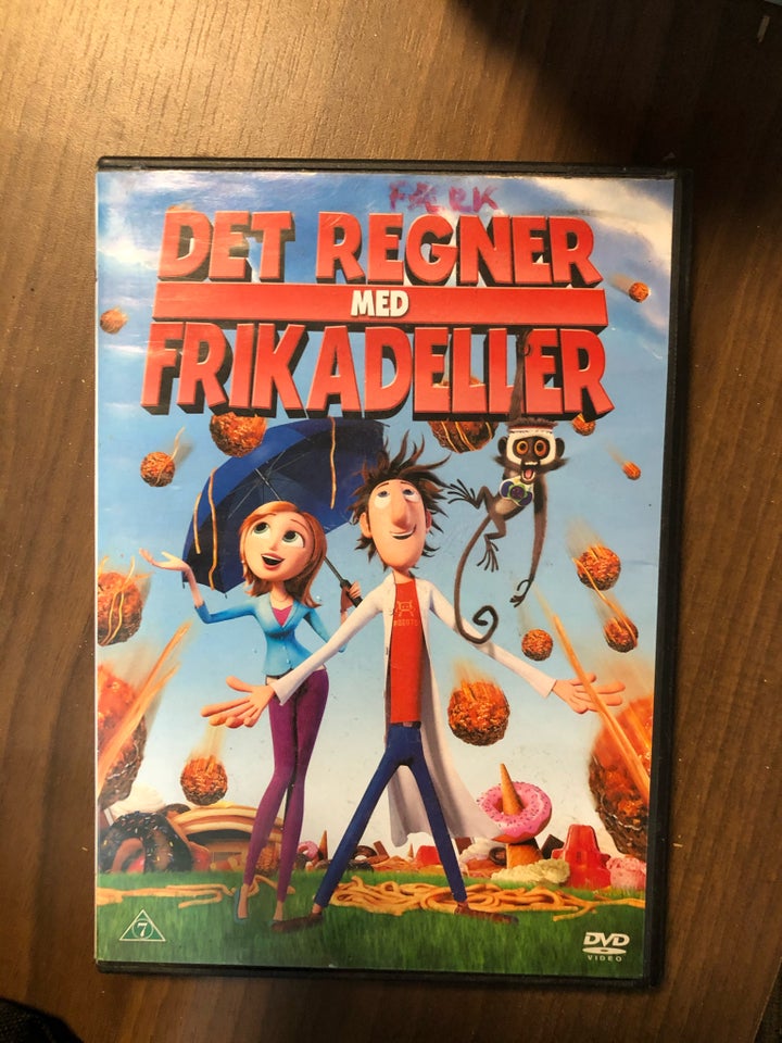 Det regner med frikadeller, DVD,