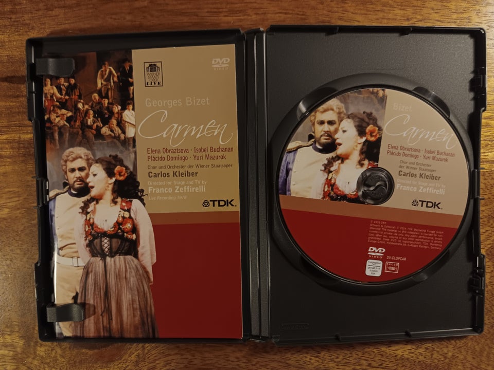 Bizet: Carmen, DVD, andet