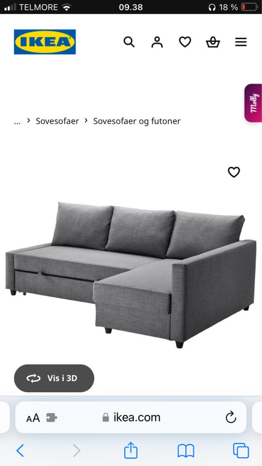 Sovesofa, Ikea