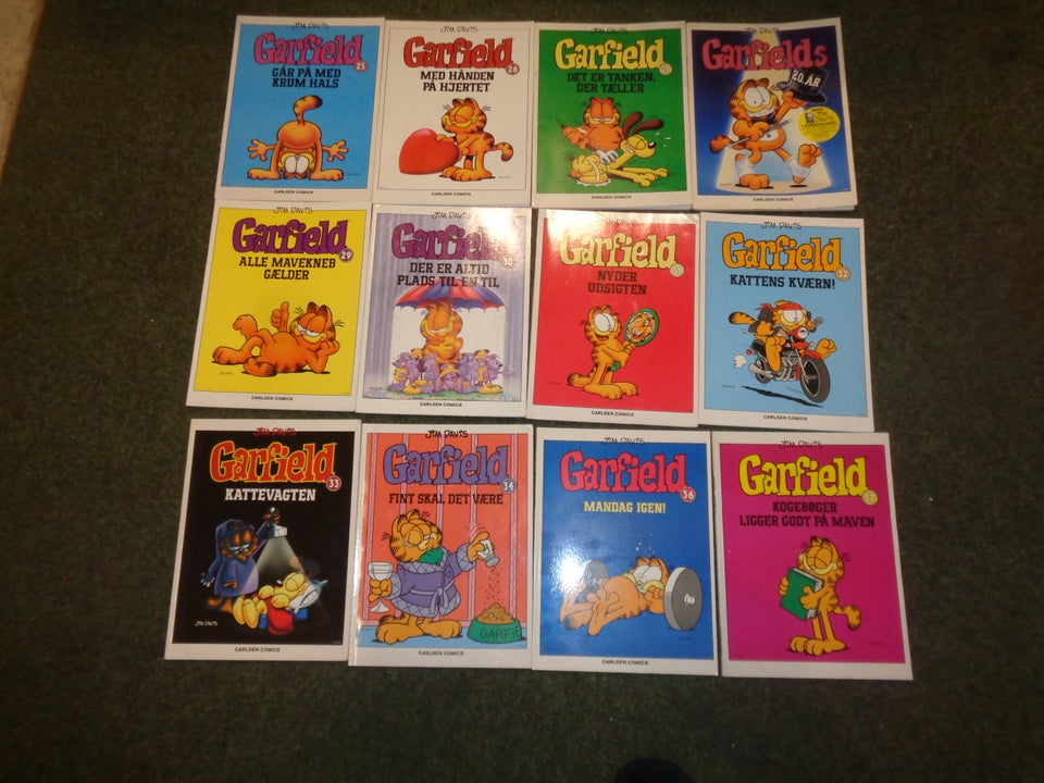 Garfield samling 1-62 mm,