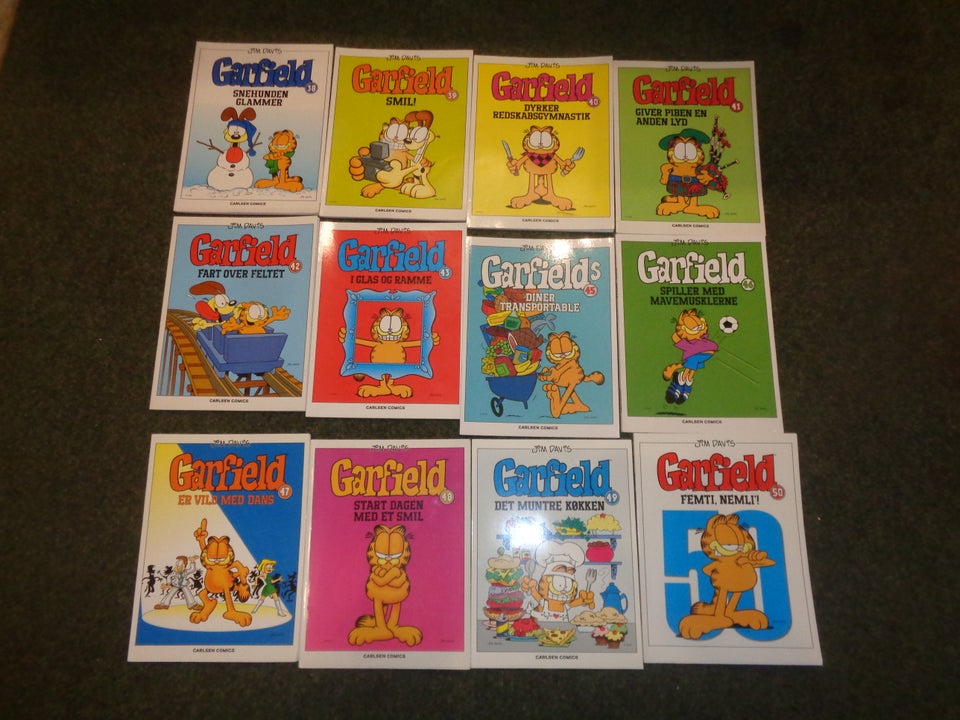 Garfield samling 1-62 mm,