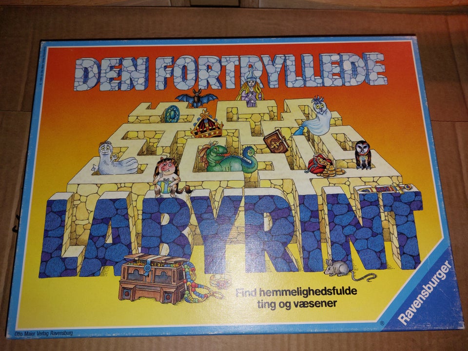 Labyrint, familiespil, brætspil