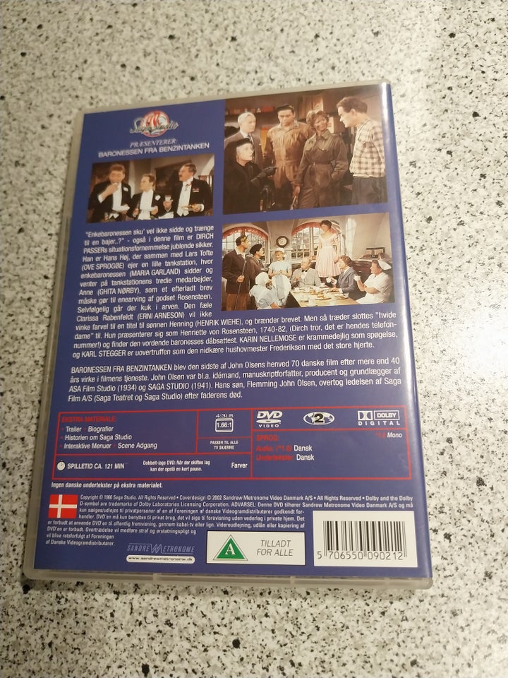 Baronessen fra Benzintanken, DVD,