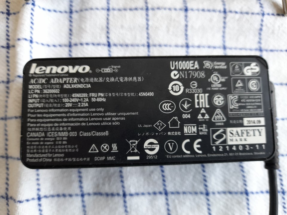 Strømforsyning Lenovo Perfekt