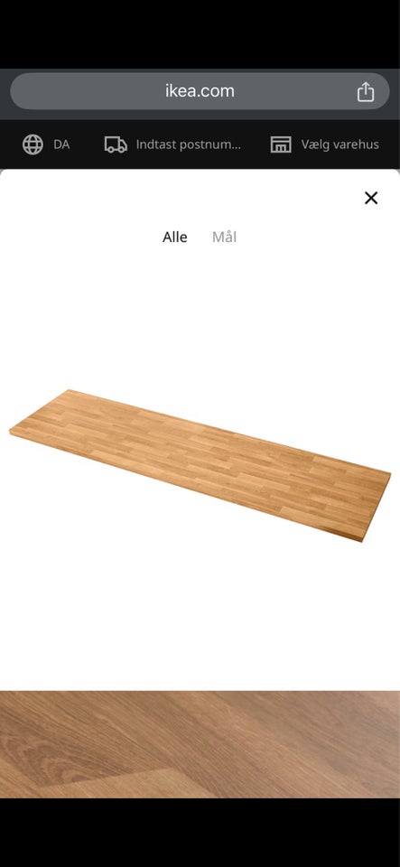 Skrivebord, Ikea , b: 246 d: 63