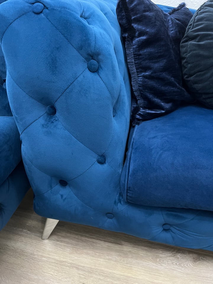 Sofa, velour, 3 pers.