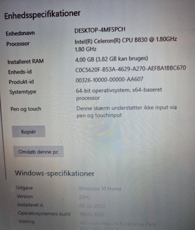 Packard Bell, 4 GB GB ram, 500 GB GB