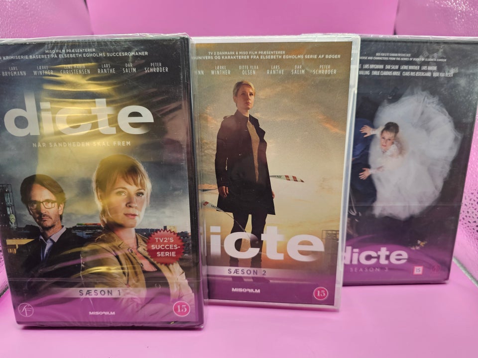 SOLGT - Sæson 1+2+3 - Dicte, DVD,