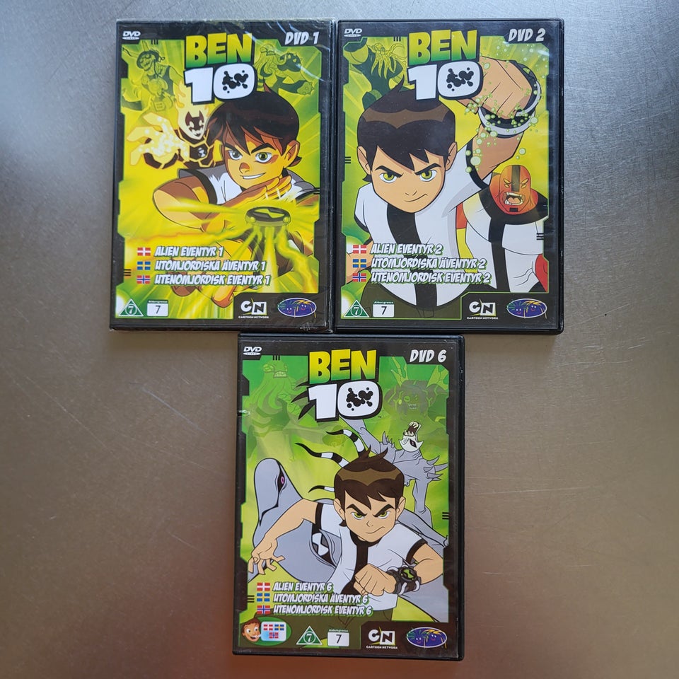 Ben 10 - .1+2+6, DVD, animation