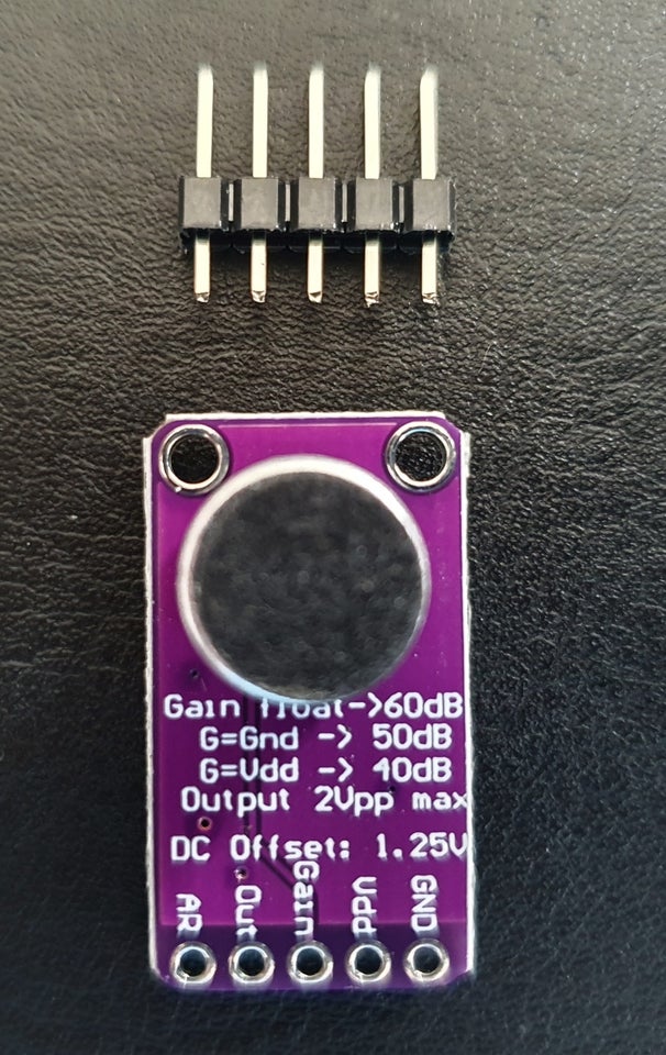 Andet, MAX9814 mikrofon board