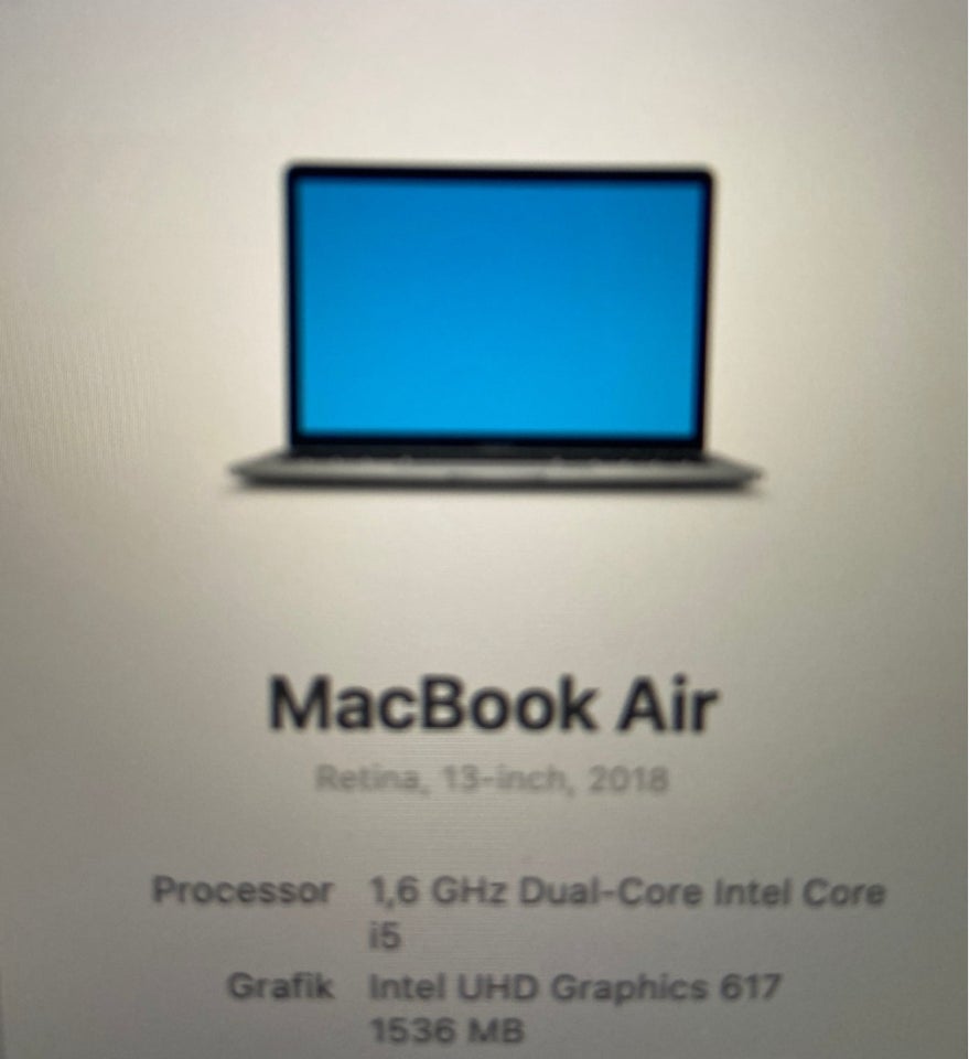 MacBook Air, A1932, 1.6 GHz