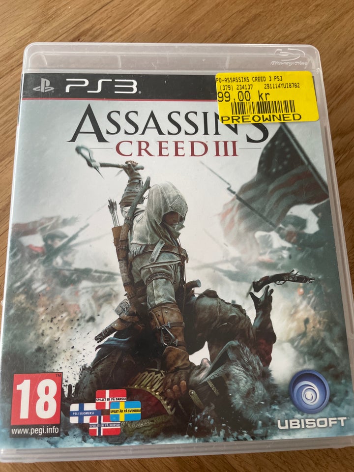 Assassins creed 3 PS3 action