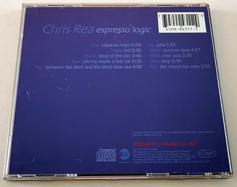 Chris Rea: Espresso logic, rock