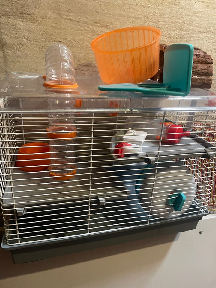 Hamster bur  udstyr og mad