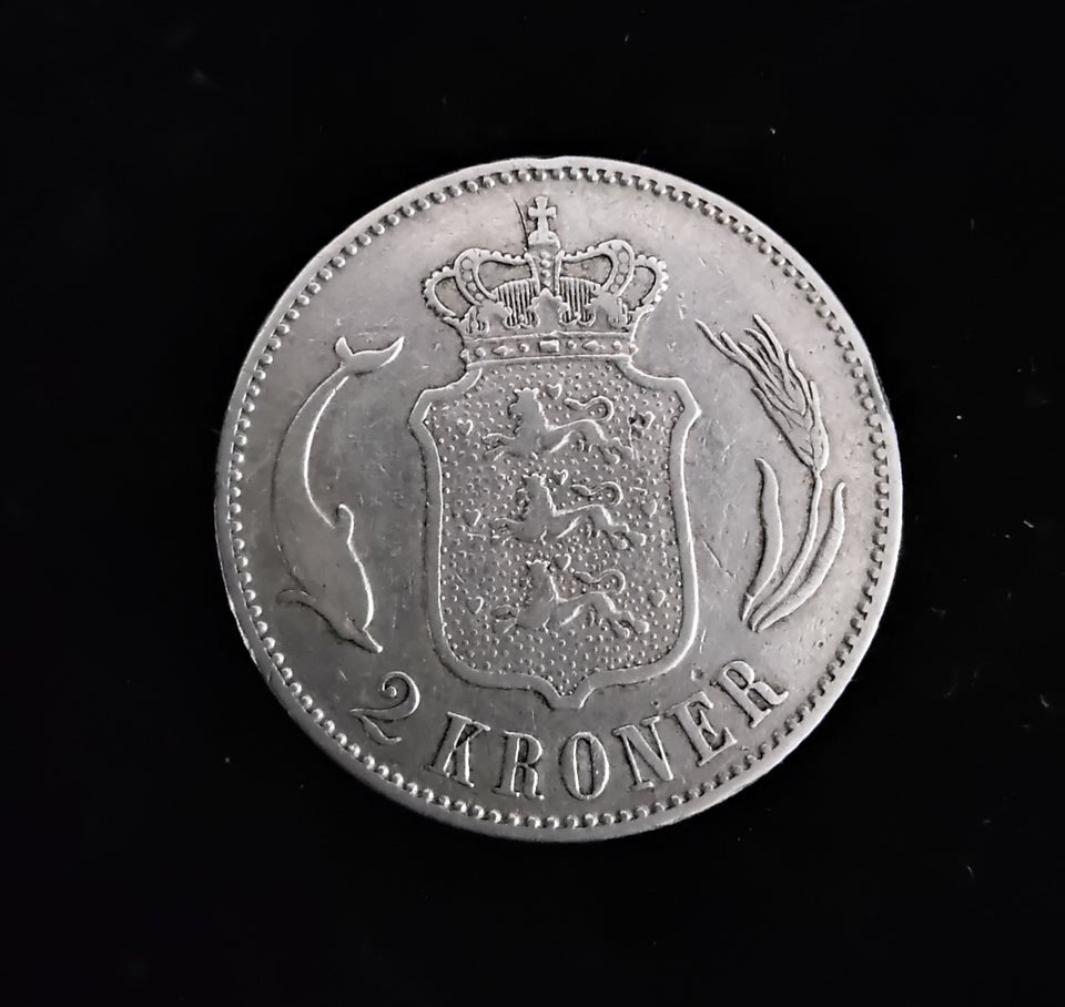 Danmark, mønter, 2 kroner