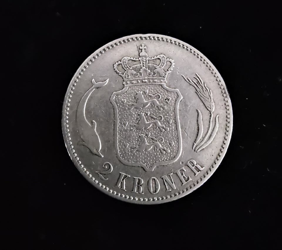 Danmark, mønter, 2 kroner