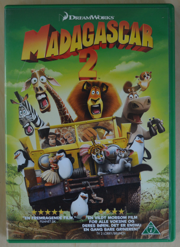 Madagascar 2, DVD, animation