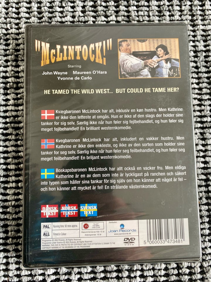 McLintock, instruktør NY, stadig i