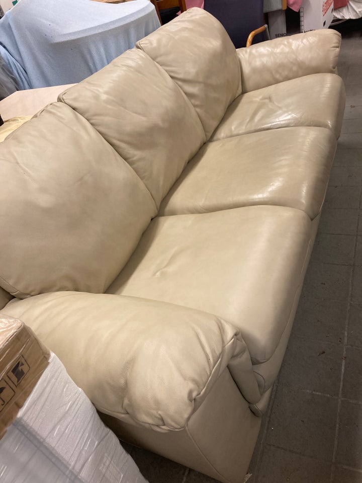 Sofa læder 3 pers