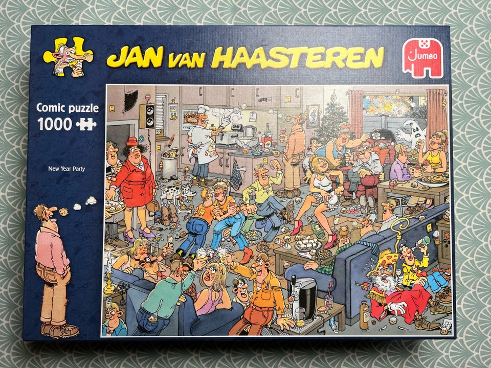 4 stk. Jan Van Haasteren puslespil,