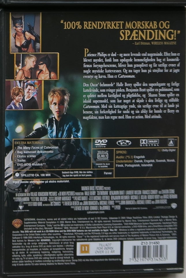 Catwoman, DVD, action