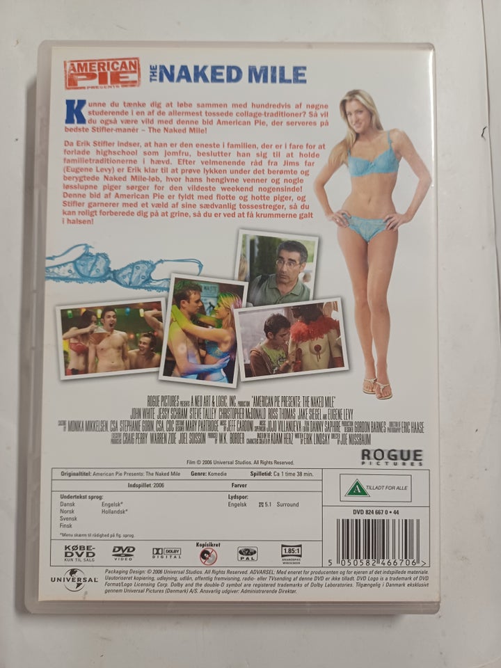 American Pie. The Naked Mile, DVD,