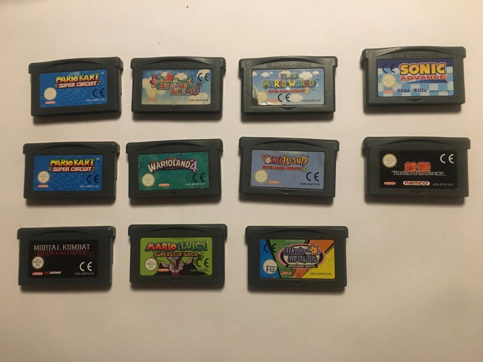 Gba spil, Gameboy Advance