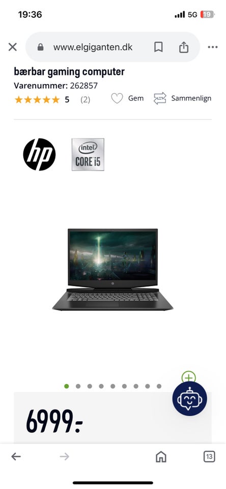 HP Gaming Pavilion , I5 GHz, 8 GB ram