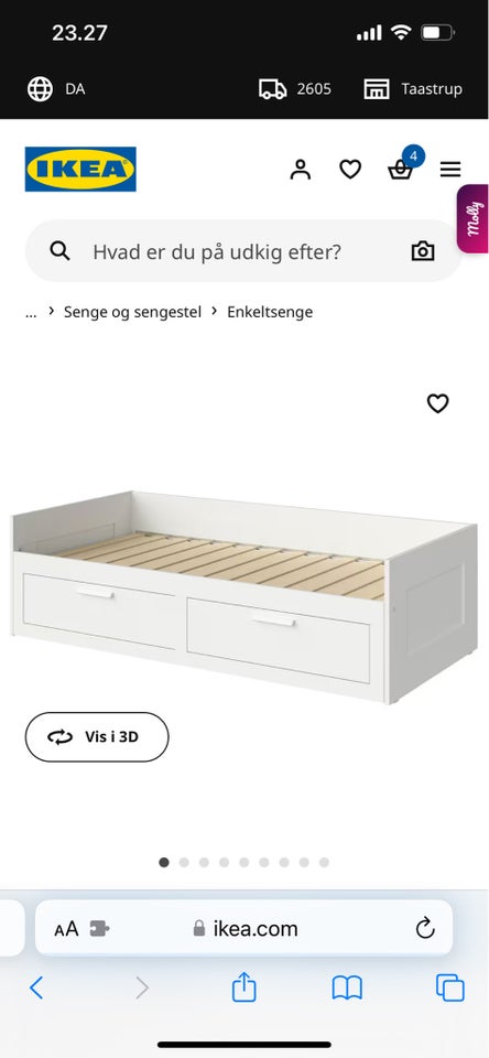 Andet, Brimmens Ikea , b: 86 l: 205 h: