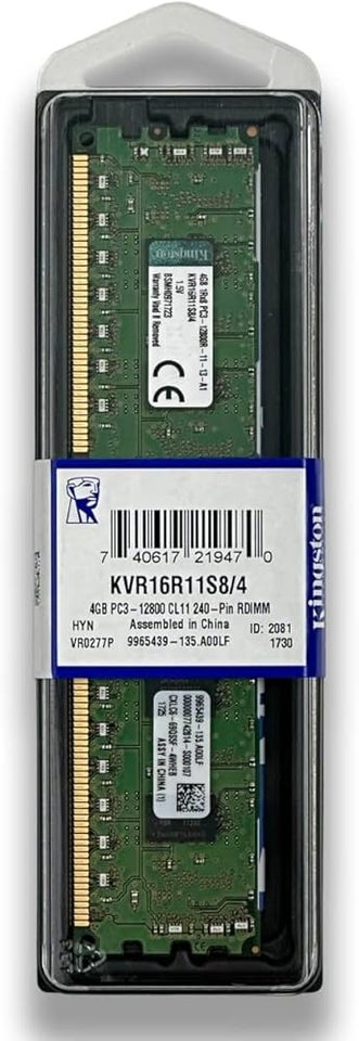 41x Kingston, 4GB, DDR3 SDRAM