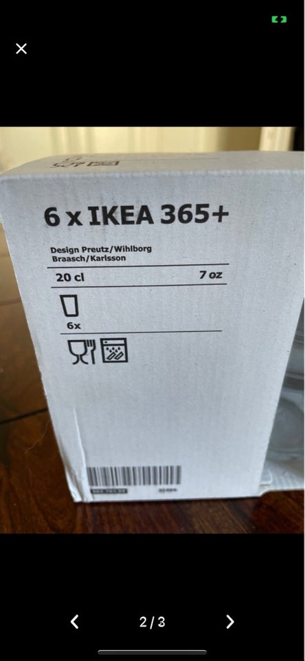 Glas, Alm vand glas , Ikea 365+