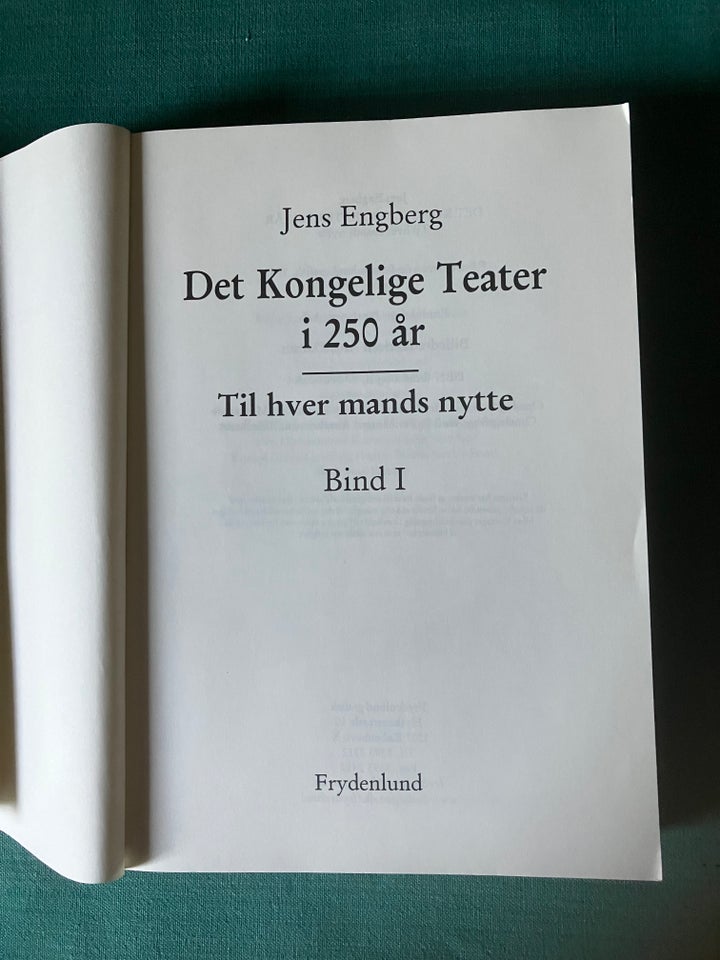 Det Kongelige Teater i 250 år, Jens