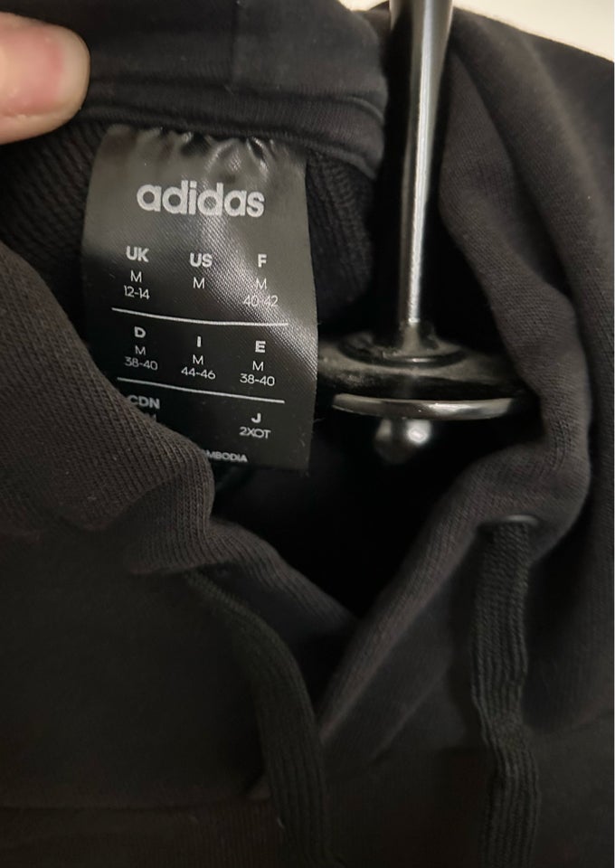 Hættetrøje, Adidas, str. 38