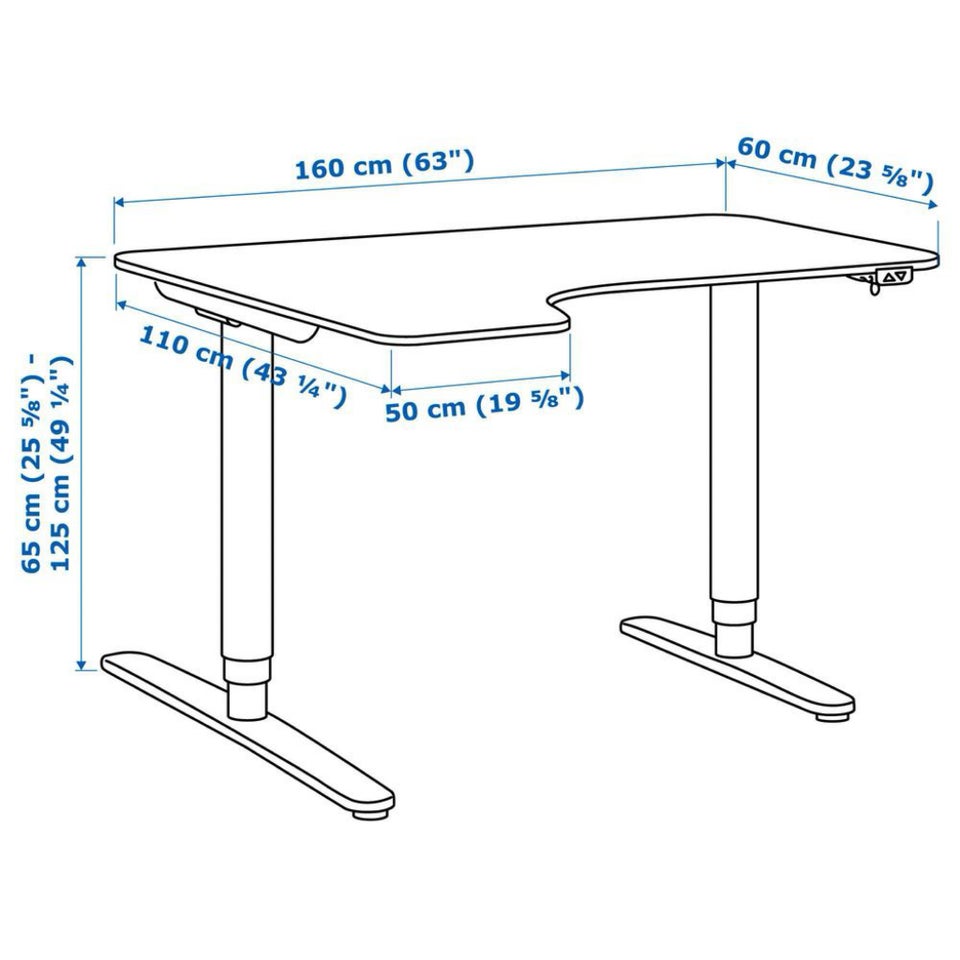 Skrive-/computerbord, Ikea