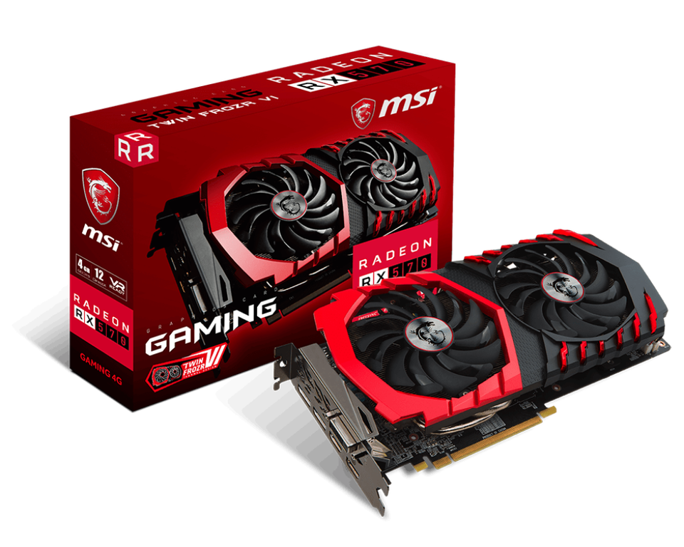 Radeon RX 570 MSI, 4 GB RAM, God