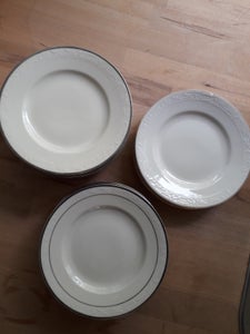 Porcelæn Kagetallerkener 16 Ø