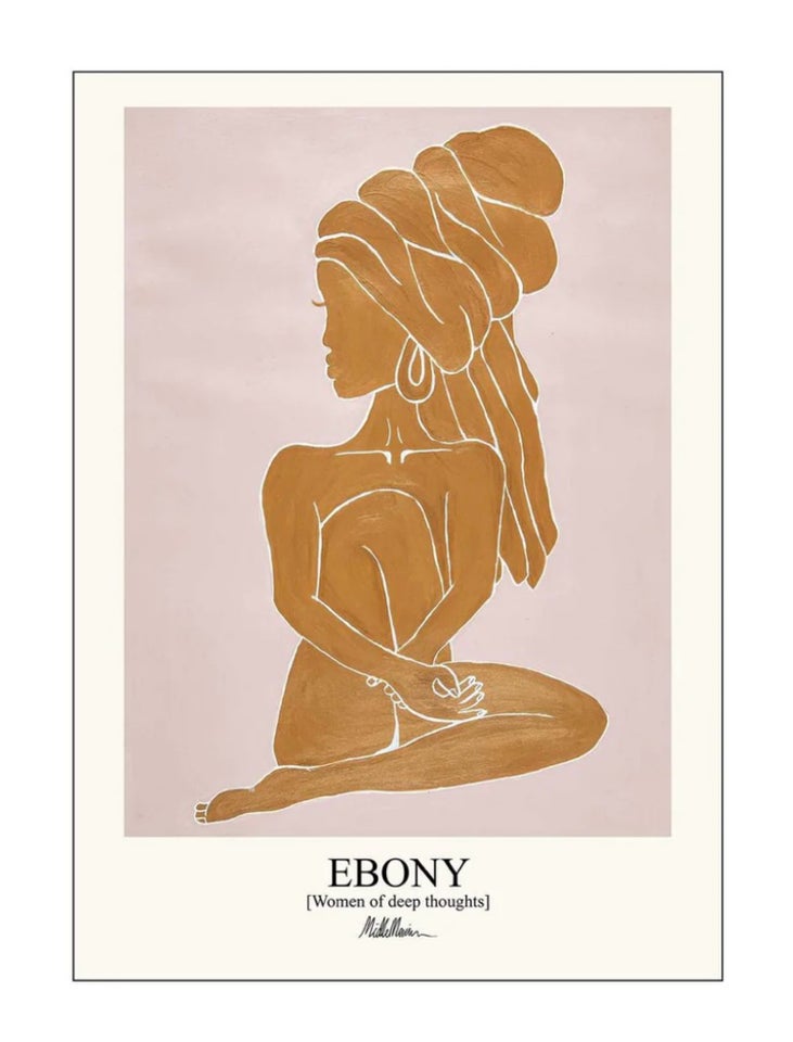 Plakat, motiv: Ebony [Women of deep