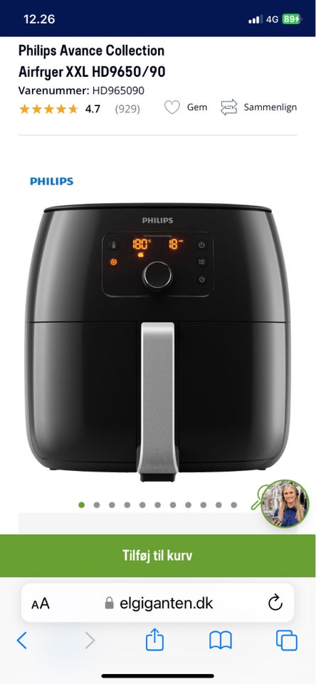 Airfryer, Phillips