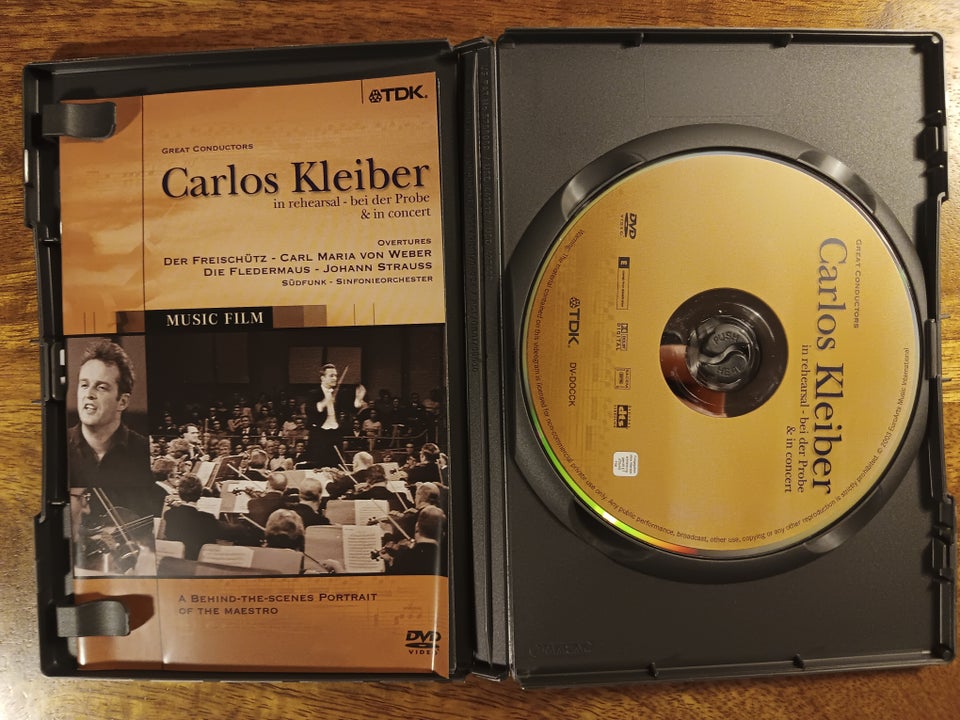 Carlos Kleiber in rehearsal and