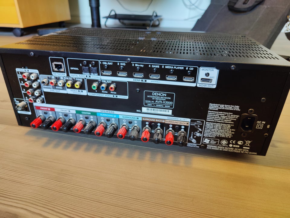 Receiver Denon AVR-X2000