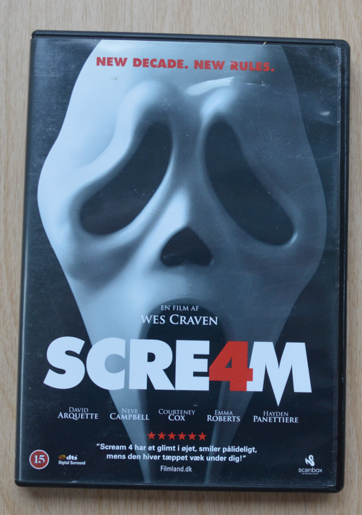 Scream 4, DVD, gyser