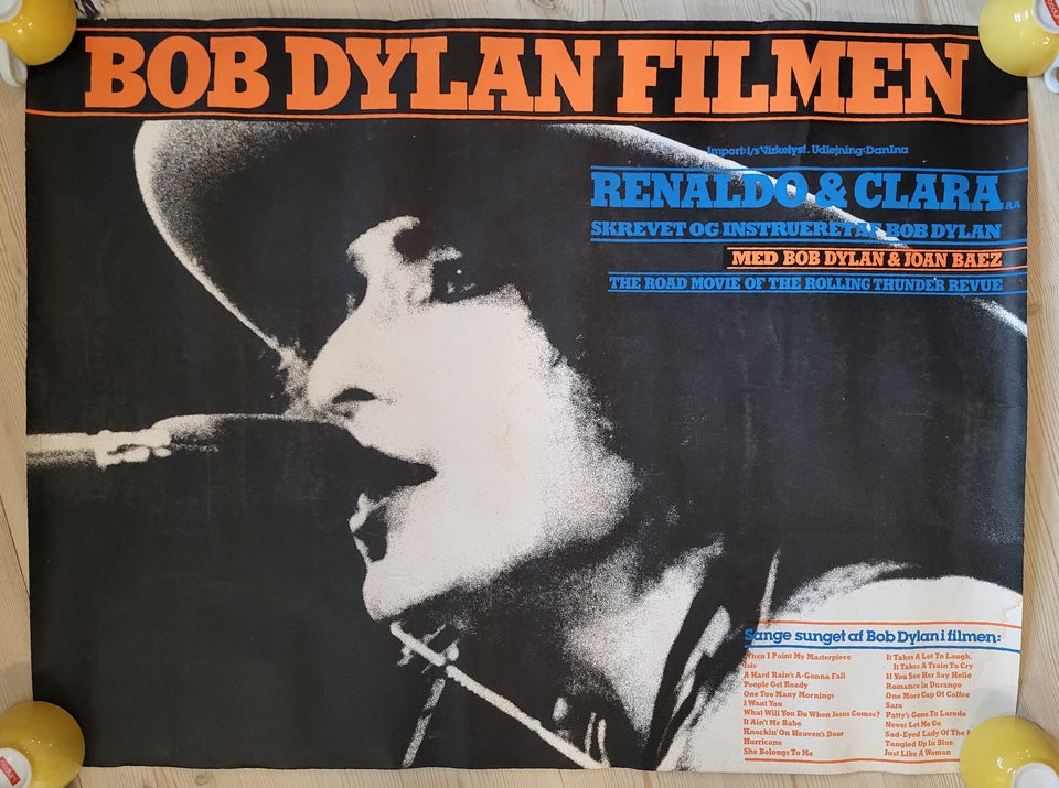 Filmplakat motiv: Bob Dylan-