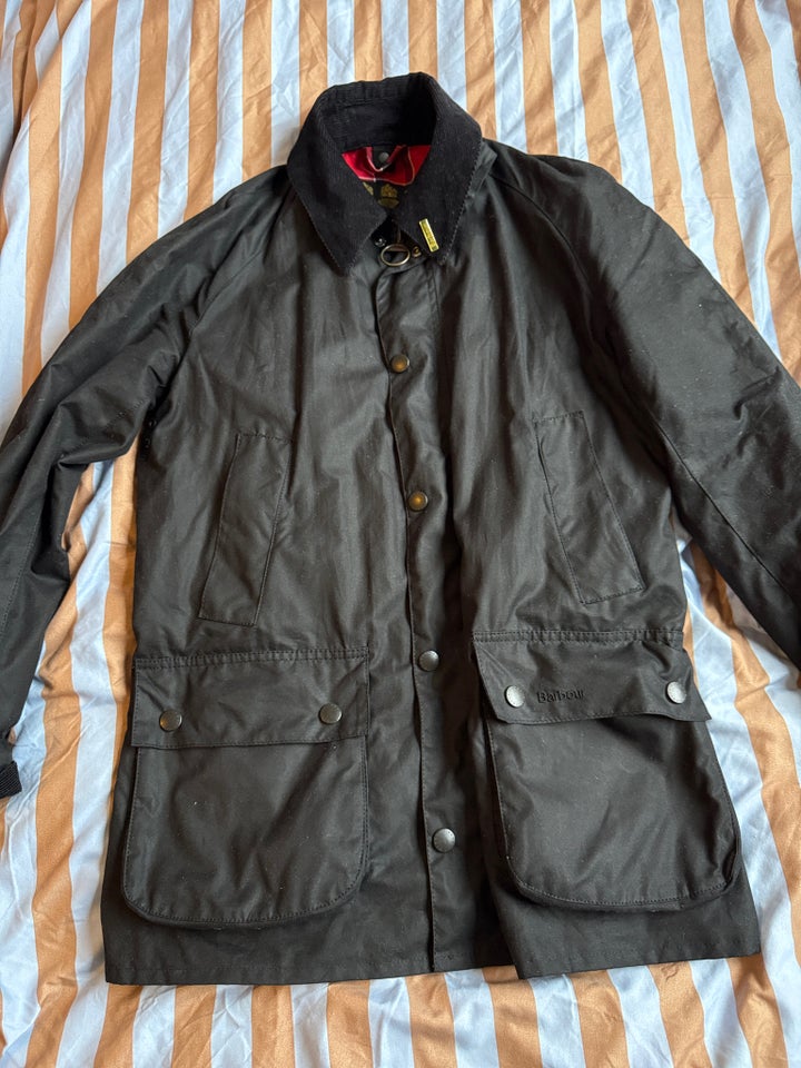 Oilskinsjakke, str. S, Barbour