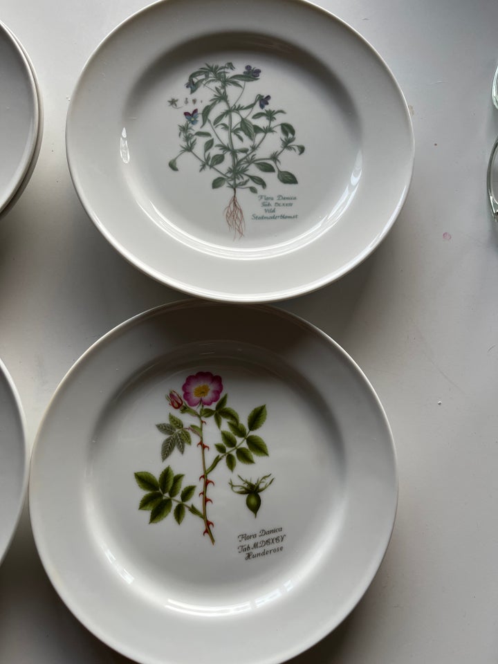 Porcelæn, Tallerken, Flora Danica