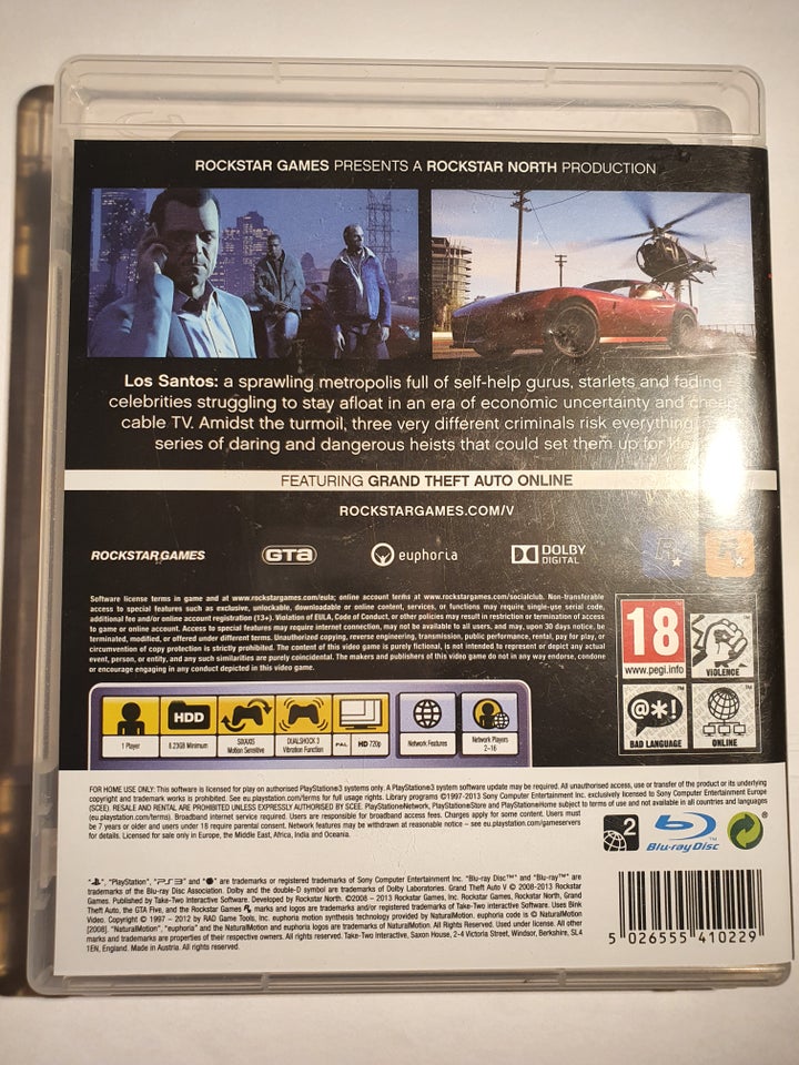 Grand theft auto 5 PS3