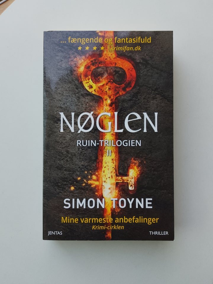 Nøglen, Simon Toyne, genre: krimi