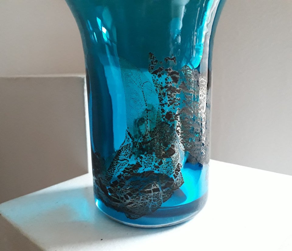 Vase Glas Glasvase Blomster